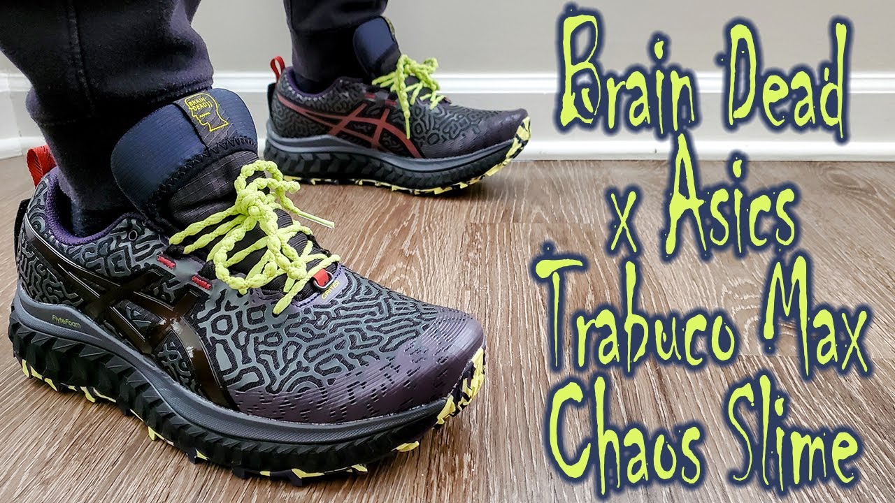 Brain Dead x Asics Trabuco Max Chaos Slime On Feet Review