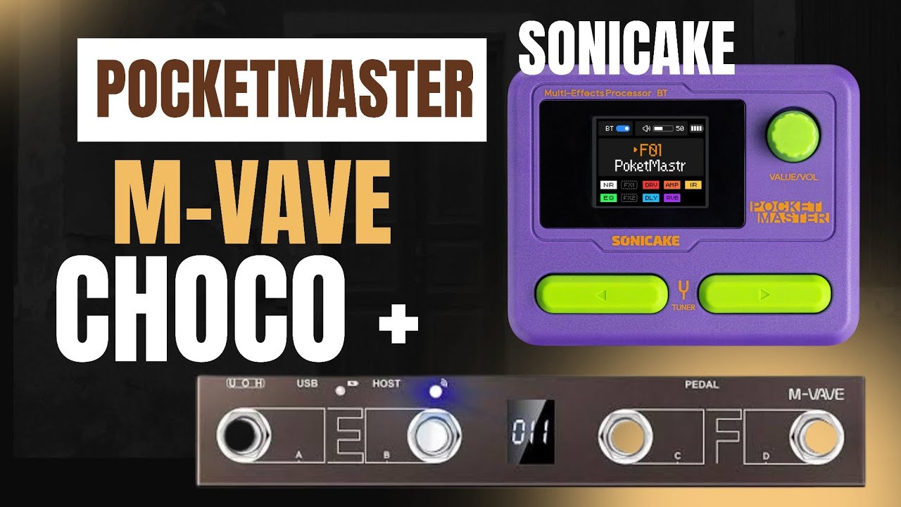 M-VAVE Chocolate plus controlling my SONICAKE PocketMaster - YouTube