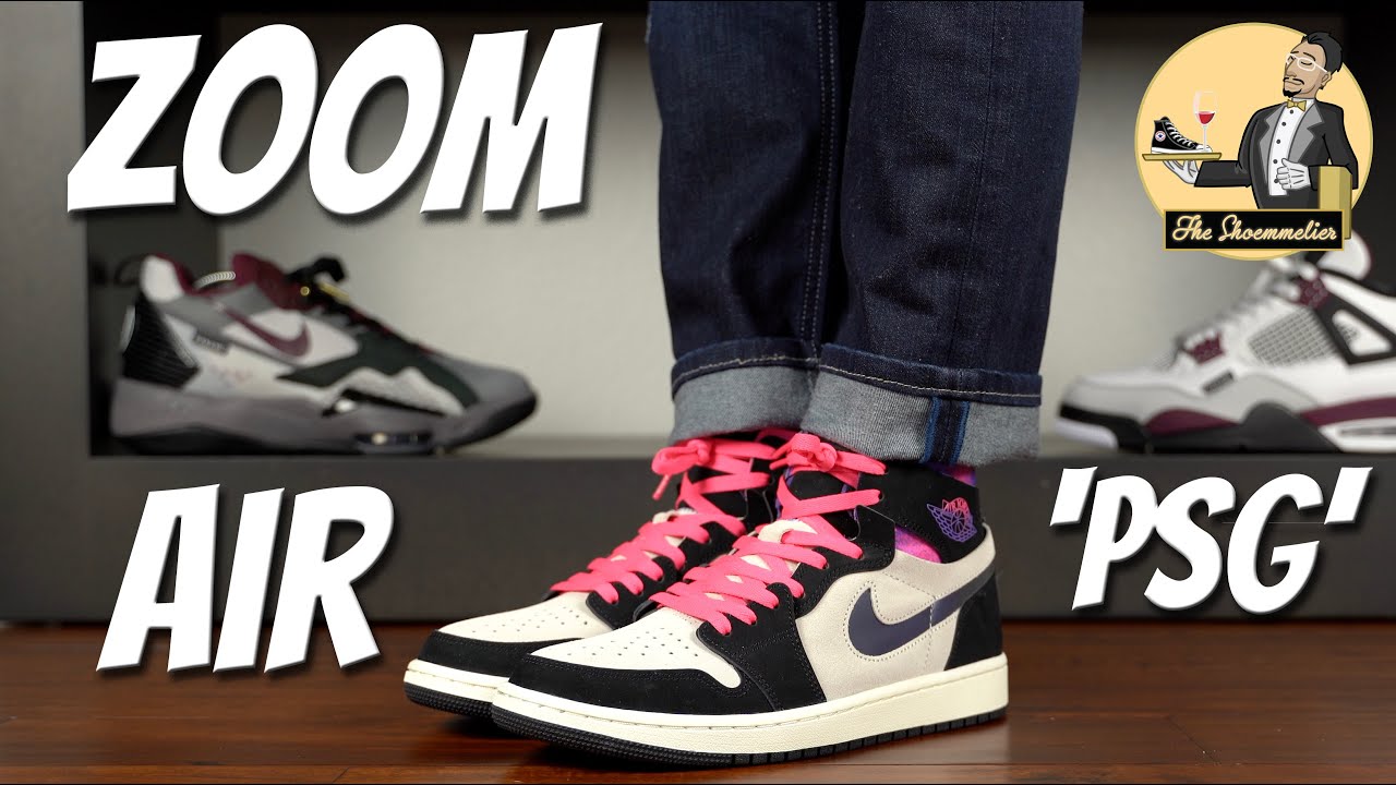 Nike Air Jordan 1 Zoom Air Comfort x Paris Saint Germain • On Feet