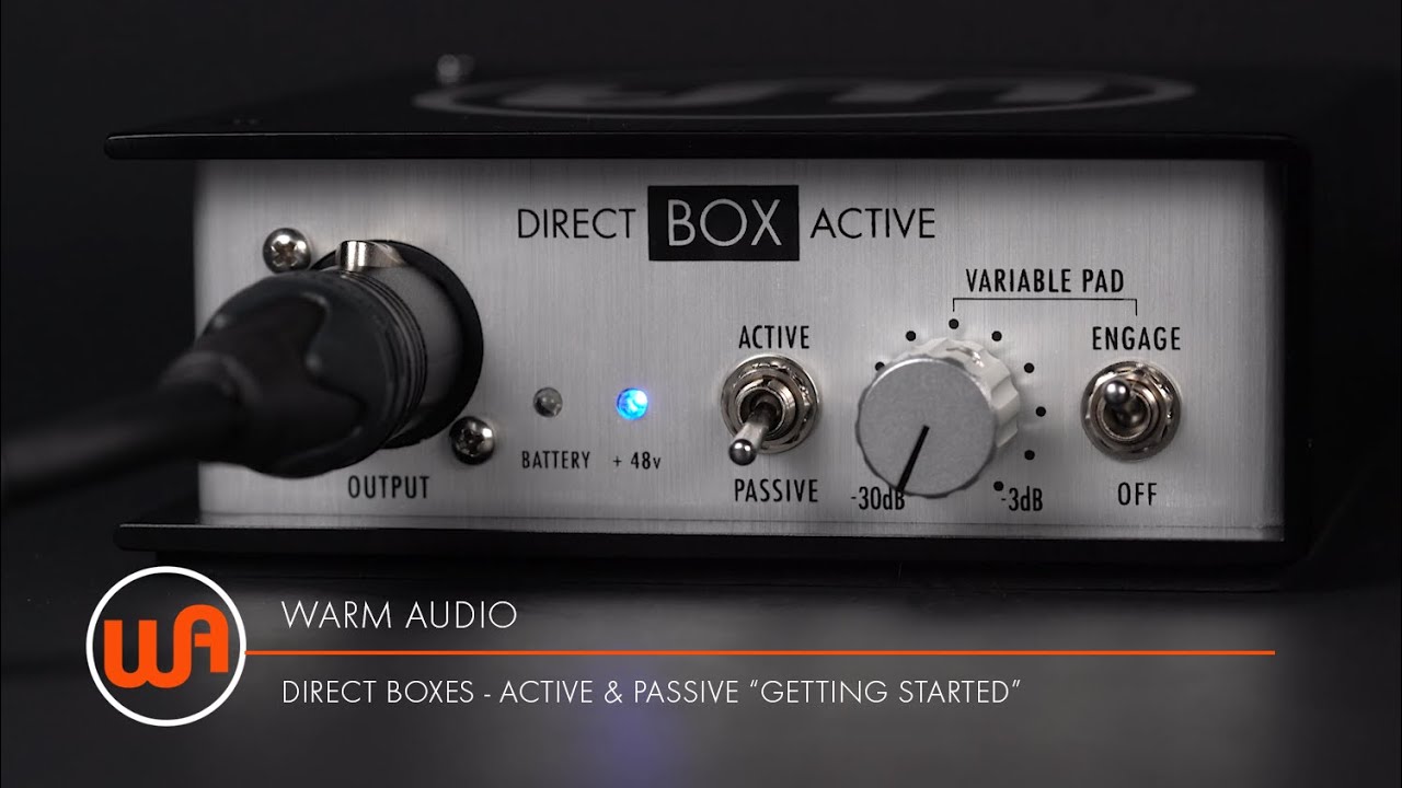 WARM AUDIO ( ウォームオーディオ ) DIRECT BOX PASSIVE パッシブDI