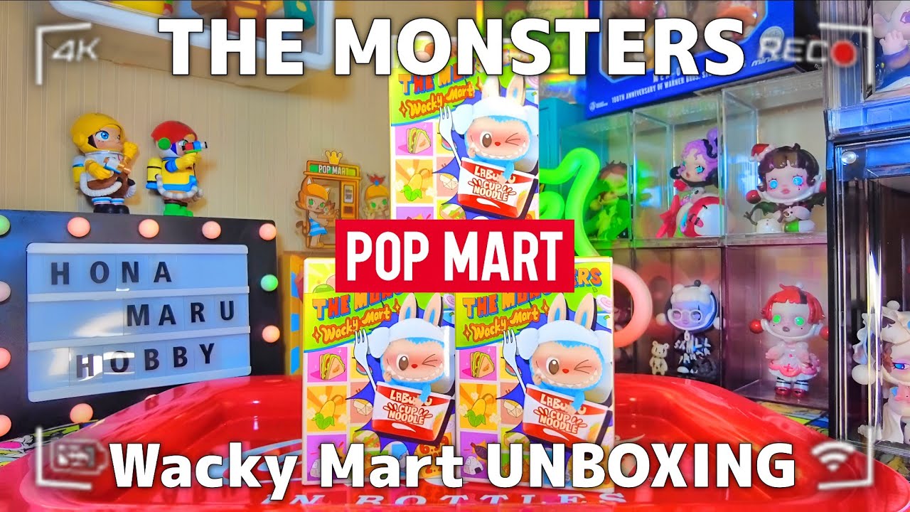 POPMART] THE MONSTERS Wacky Mart Series UNBOXING 🥫⋆* #521 - YouTube