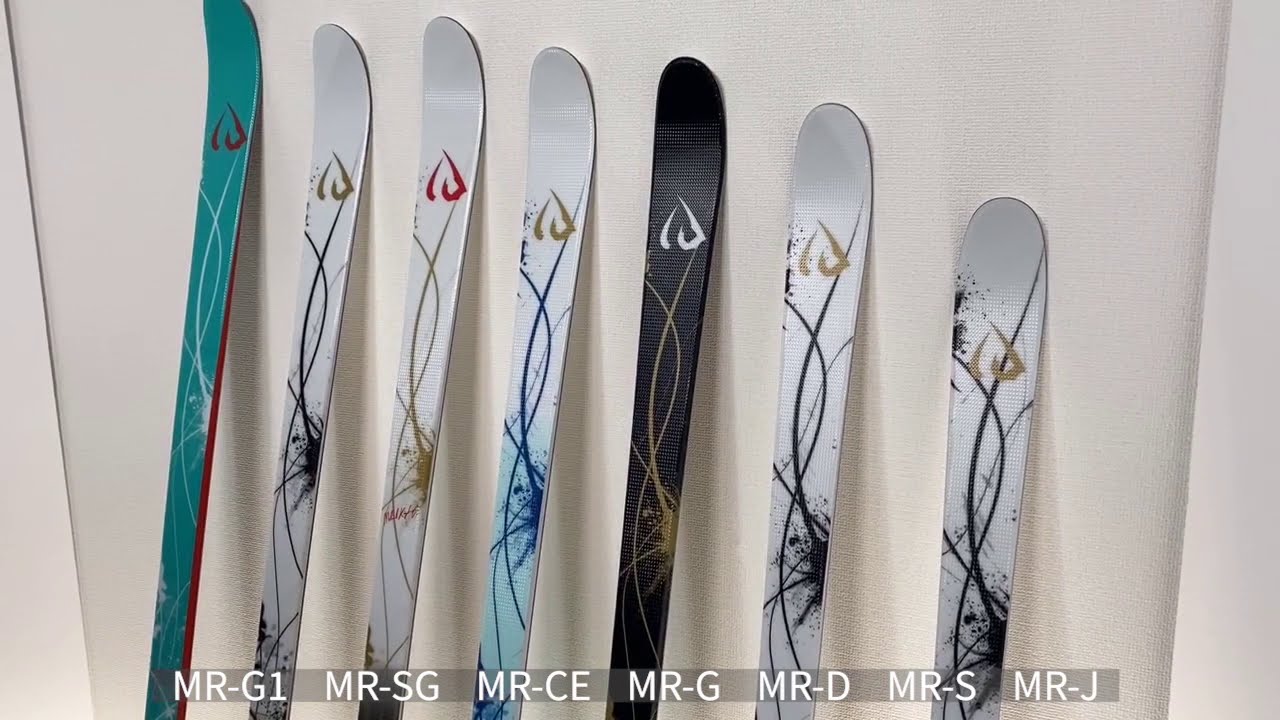 ID One USA Mogul ski MR-J 130 140 and 150 cm in White | MR-J ID