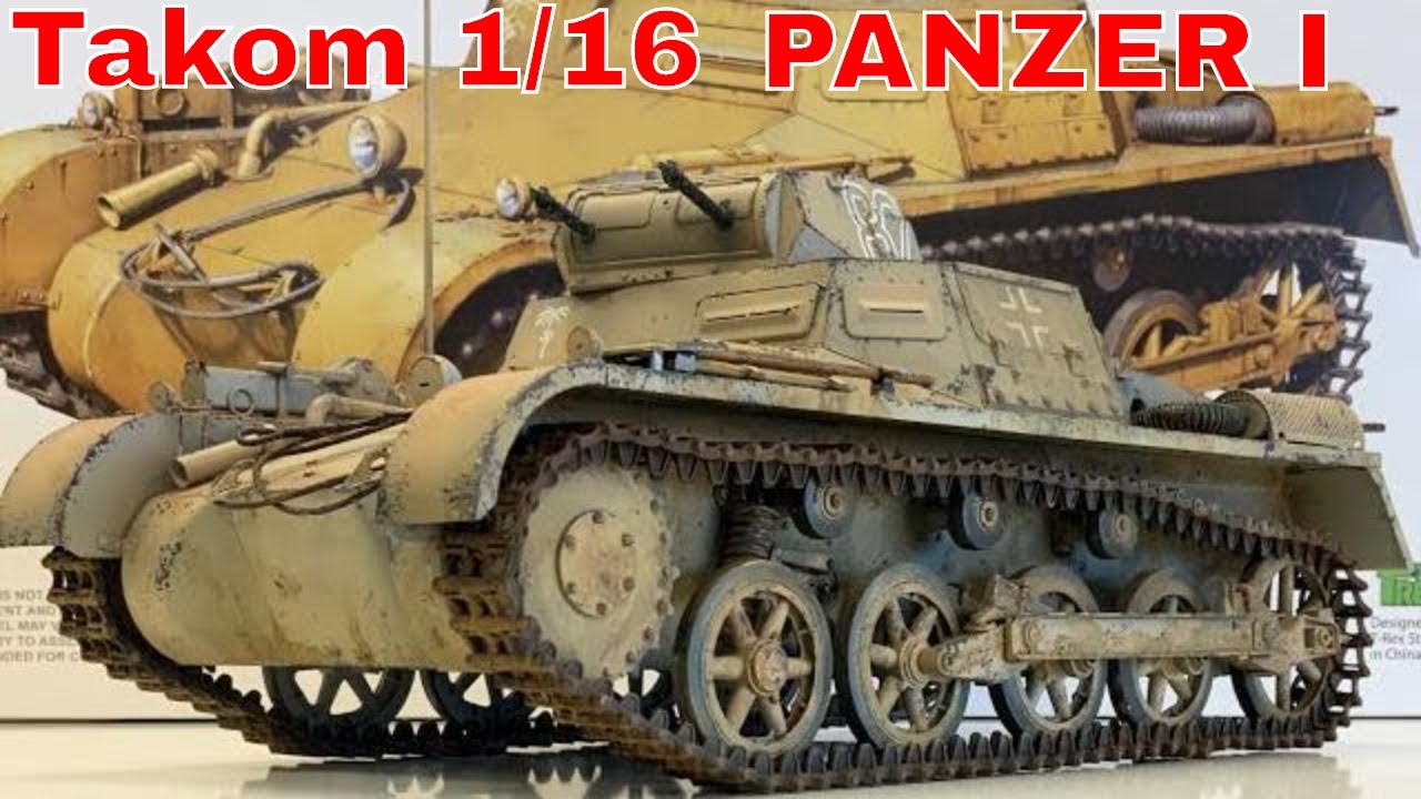 Buiding the New 1/16 Takom Panzer I [Building a big scale tank