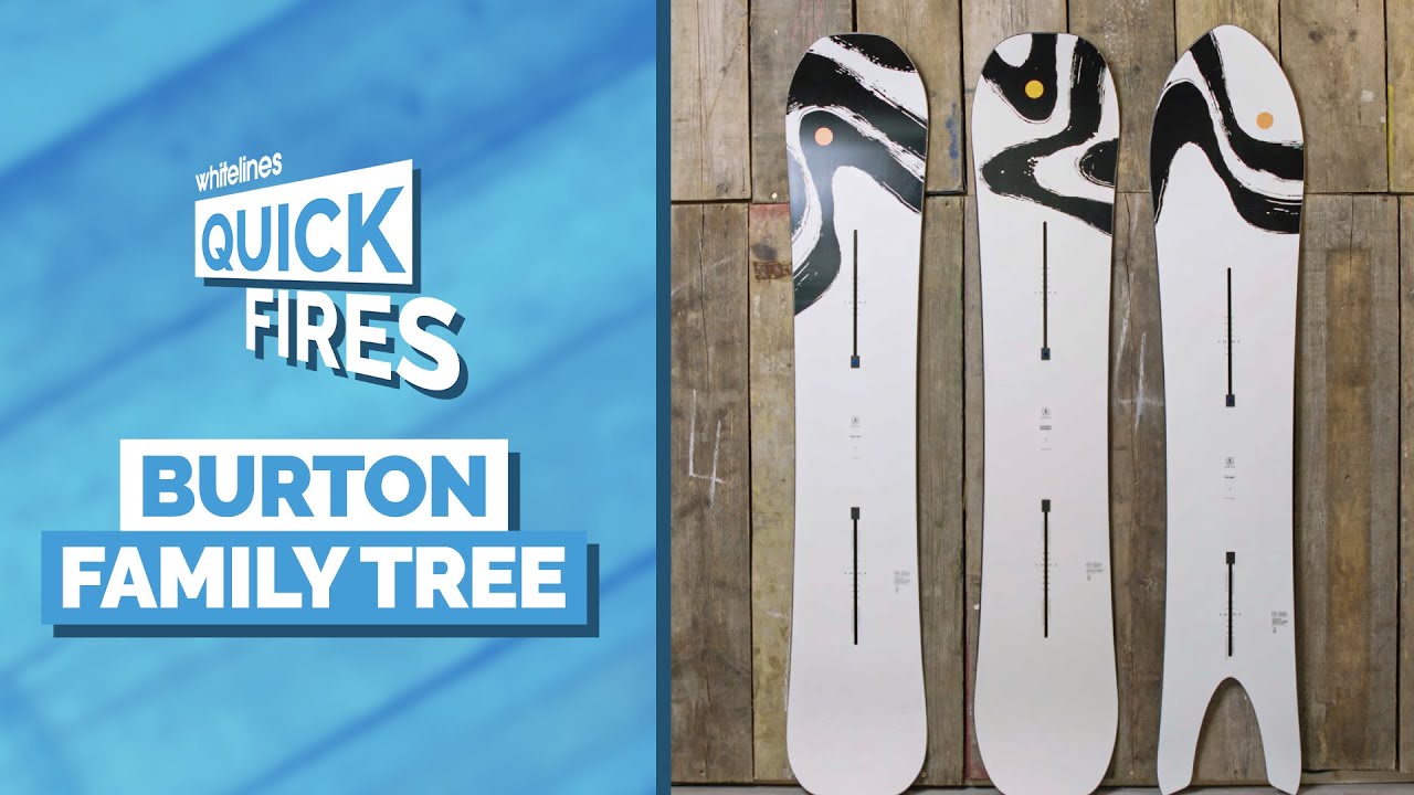 Burton Family Tree Snowboards | Quick Fire Quiver Reviews - YouTube