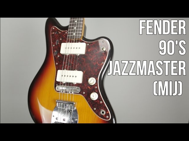 Fender Jazzmaster 90's Japanese Guitar Demo - YouTube
