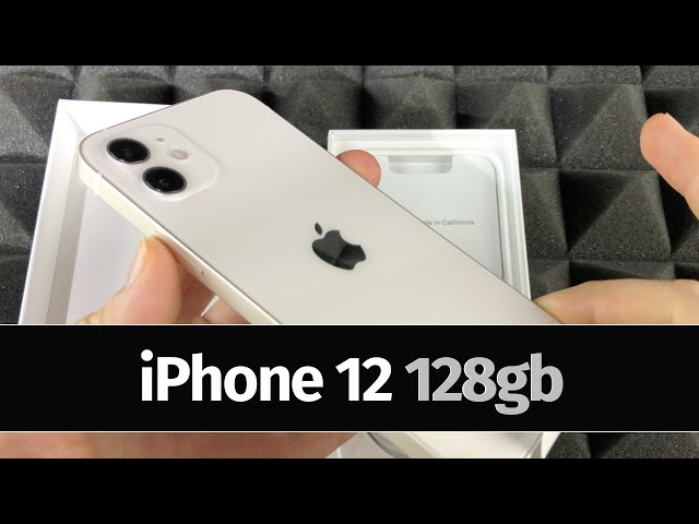 iPhone 12 128gb White Unboxing - YouTube