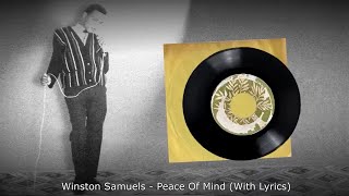 Winston Samuels - Peace Of Mind (With Lyrics) - YouTube