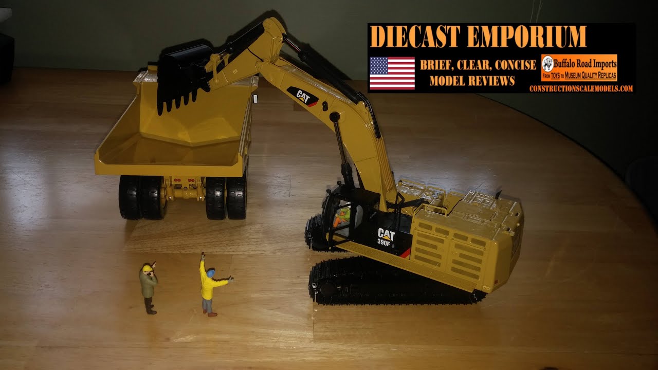 Diecast Masters Cat 390F L Excavator - YouTube