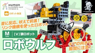 ロボット教室】ミドルV 狼ロボット「ロボウルフ」【ヒューマン