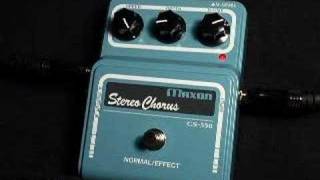 Maxon CS-550 Stereo Chorus Pedal - YouTube