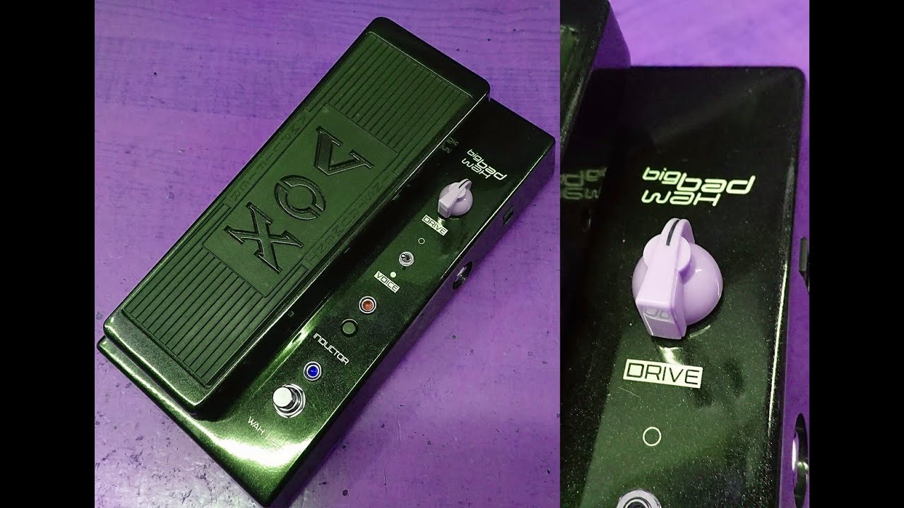 Vox Big Bad Wah JS-WAH Joe Satriani Pedal - YouTube