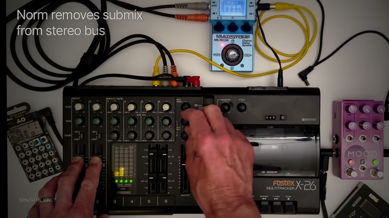 Fostex X-26 Multitrack Cassette Demo Unedited - YouTube