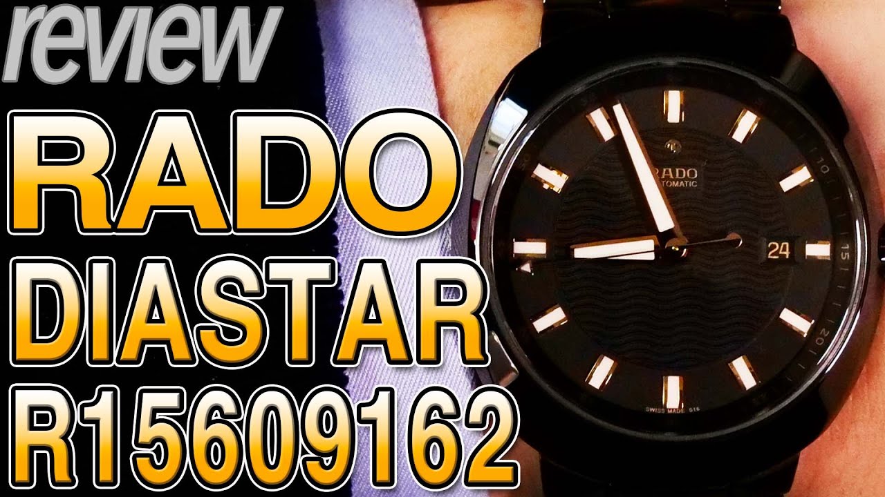 モダンスポーティーなブラックセラミック！RADO ラドー ダイヤスター