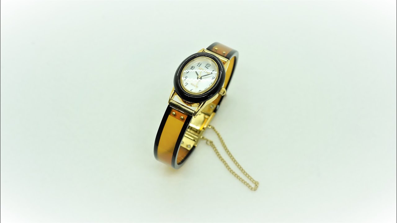 鼈甲二色時計 - 江戸鼈甲屋｜べっ甲のアクセサリー販売・修理・お手入れ