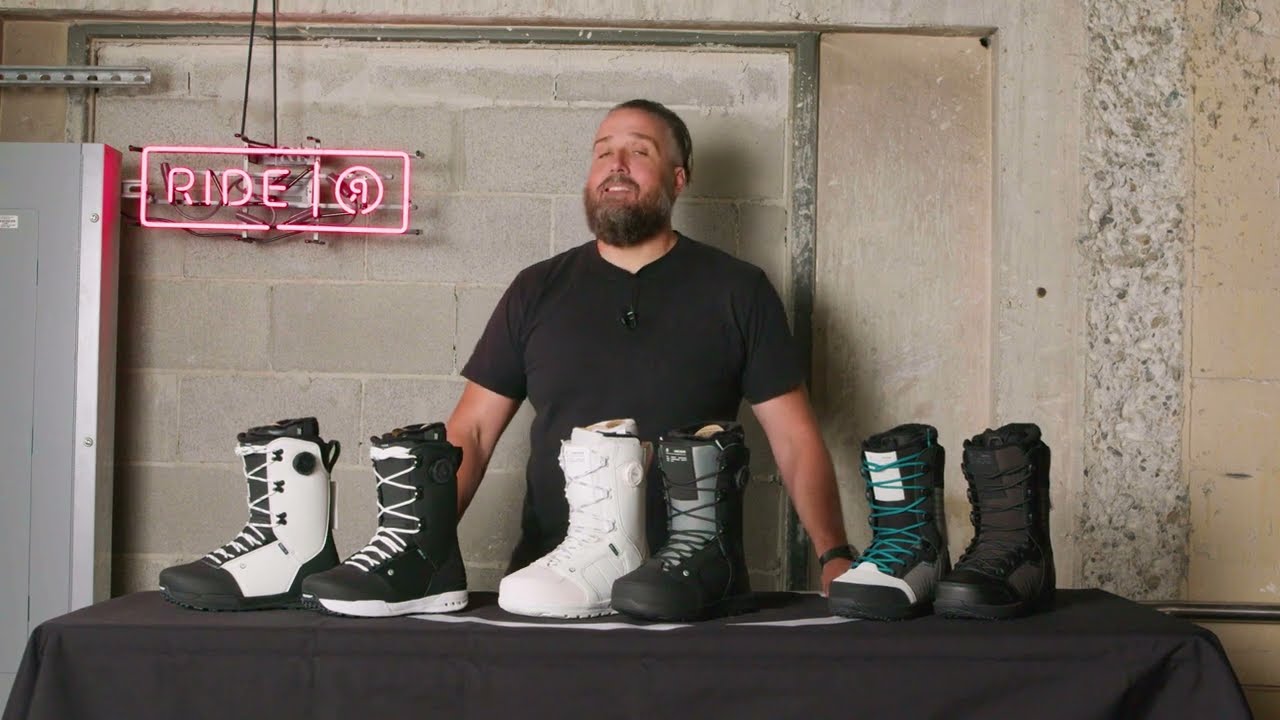 23/24 RIDE FUSE / ANCHOR / STOCK Snowboard Boot Overview - YouTube