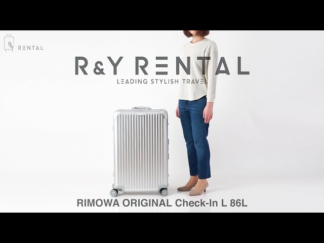 10泊以上] リモワ オリジナル 86L シルバー 4輪 RIMOWA ORIGINAL Check