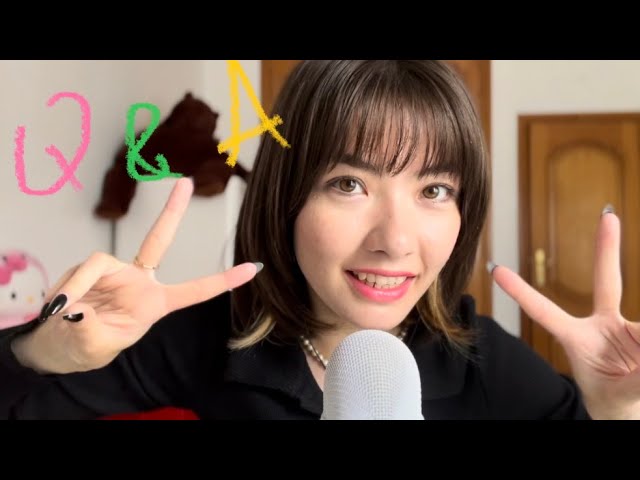ASMR 🌺🌼 Answering your questions 🌻🌷 (Eng Subs) - YouTube