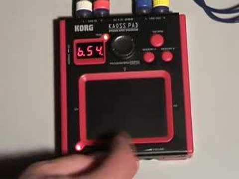 DJmag Review The Korg Mini-KP DJ Effects Kaoss Pad - YouTube
