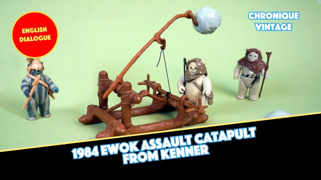 1984 Vintage Kenner Star Wars Ewok Assault Catapult (English
