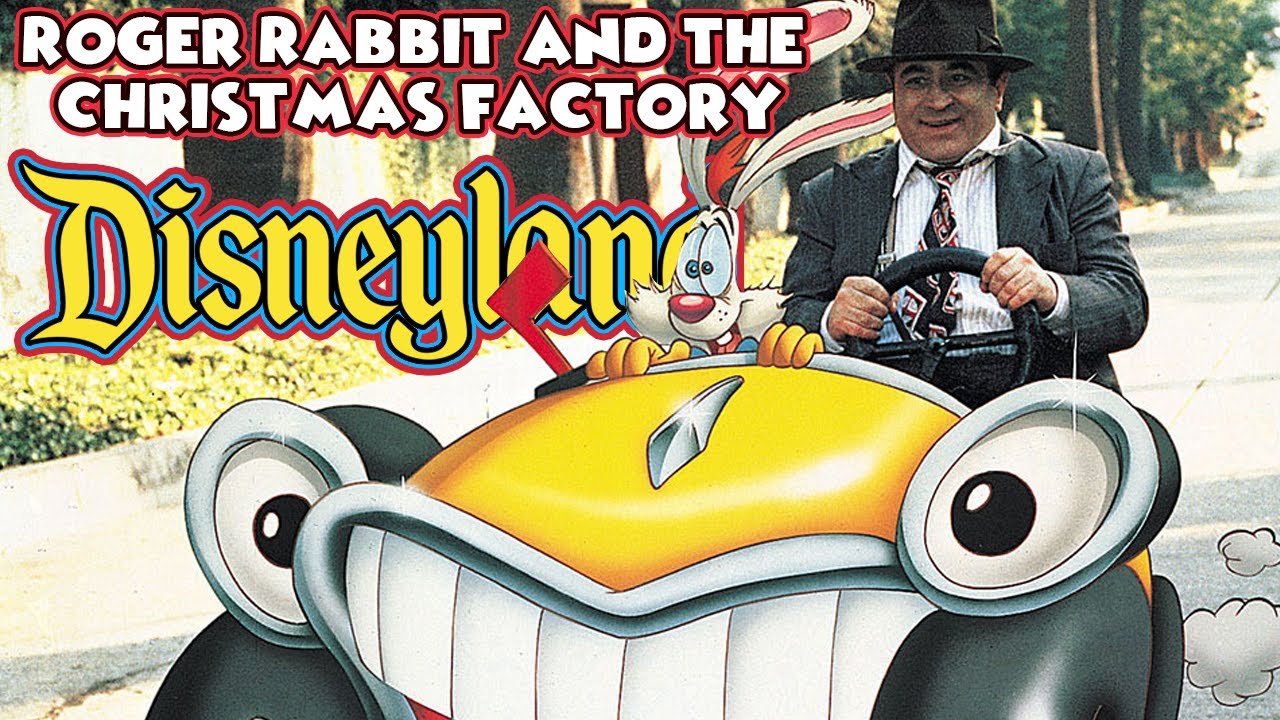 VINTAGE Disneyland Roger Rabbit and the Christmas Factory 1988