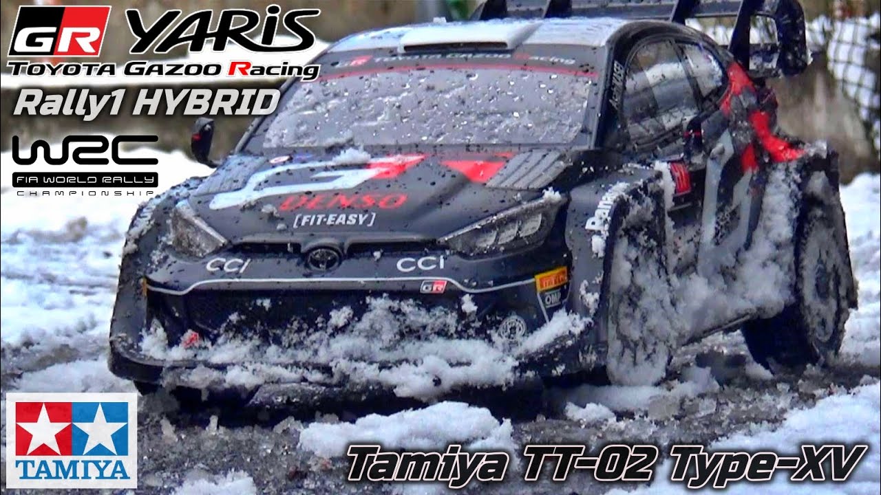 タミヤTT-02type-XV GRヤリス Rally1 HYBRIDが欲しくなるビデオ WANT
