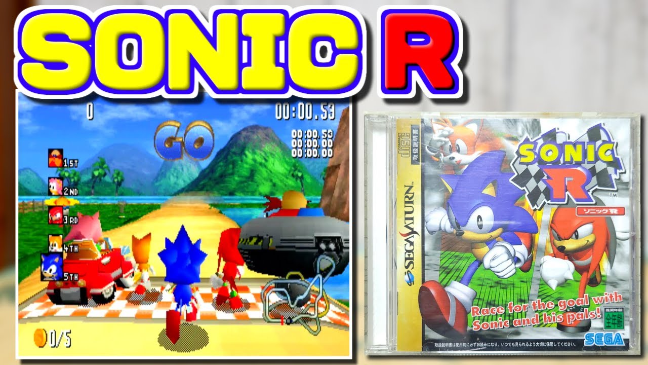 Slow Game Chat] Sonic R for Sega Saturn (94-5) (Recycle Shop Visit