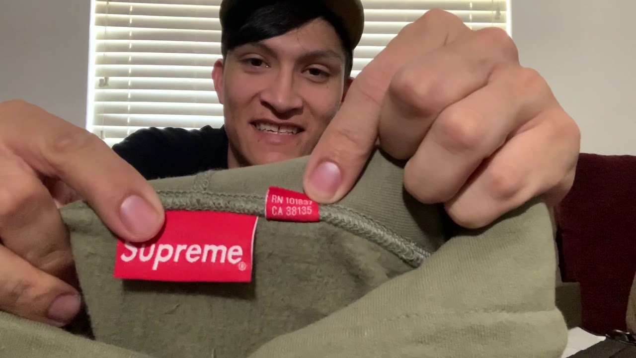 Supreme SMALL BOX LOGO hooded Sweatshirt (Olive) Review And Try On