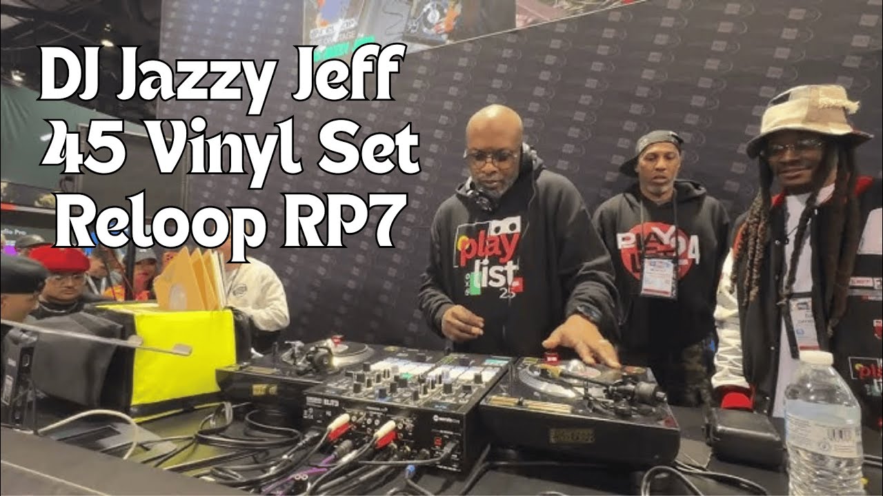 DJ Jazzy Jeff Live 45 Vinyl Set at NAMM 2026 | ‪@ReloopDJcom‬ RP7