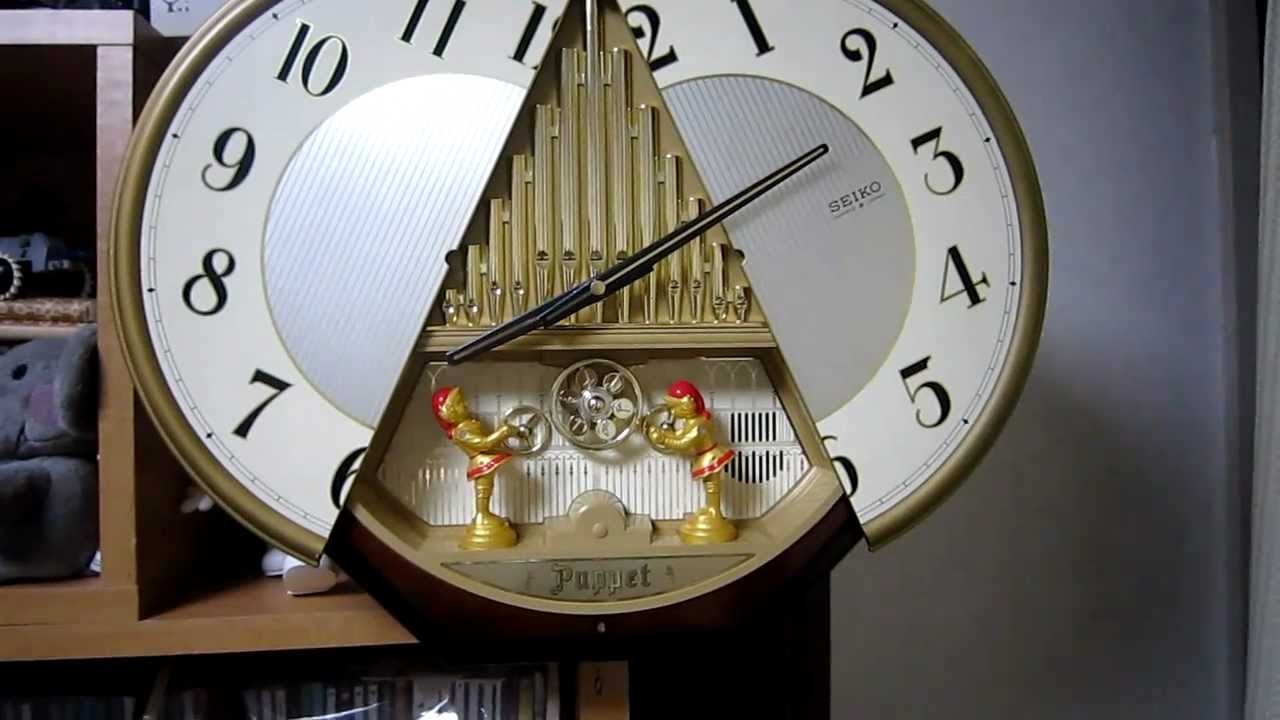 SEIKO PUPPET からくり時計 - YouTube