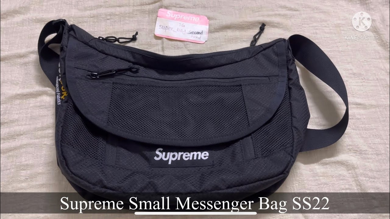 Supreme Small Messenger Bag SS22 [review] - YouTube