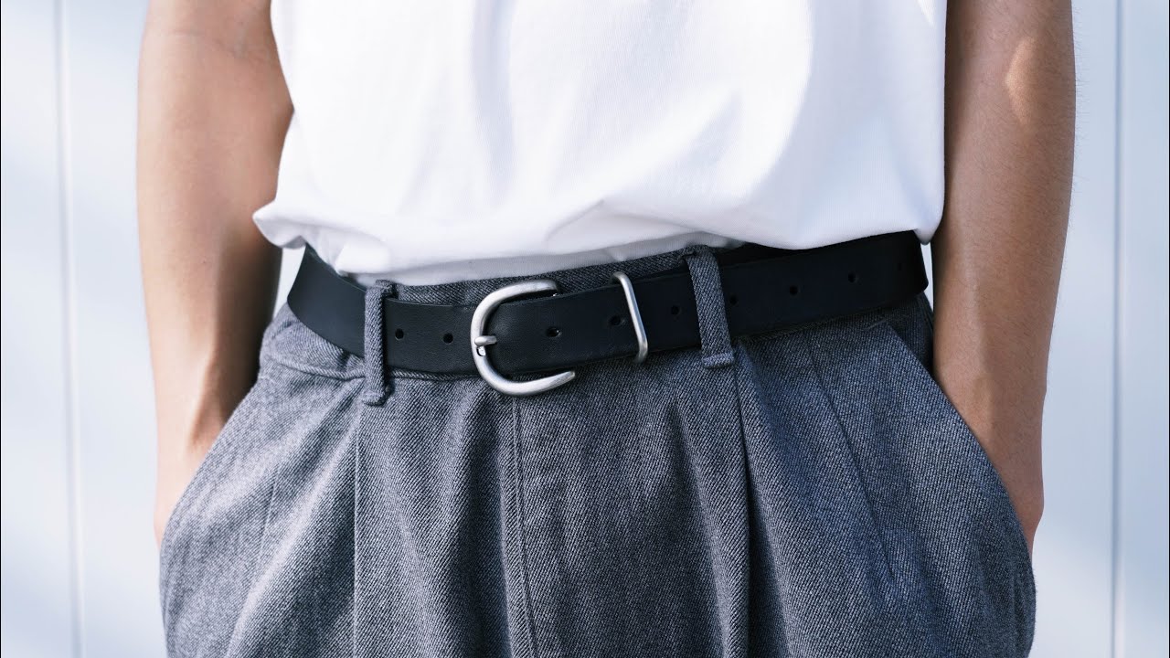 長年愛用できるエンダースキーマのタンニングベルト #henderscheme