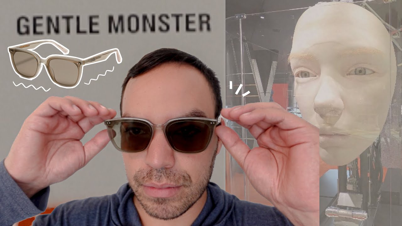 GENTLE MONSTER heizer GC6 unboxing / futuristic giant face robot
