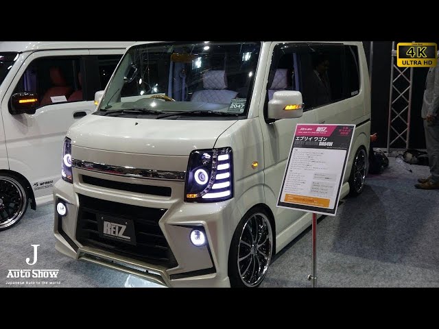 4K)REIZ SUZUKI EVERY WAGON DA64W - OSAKA AUTO MESSE 2018 - YouTube