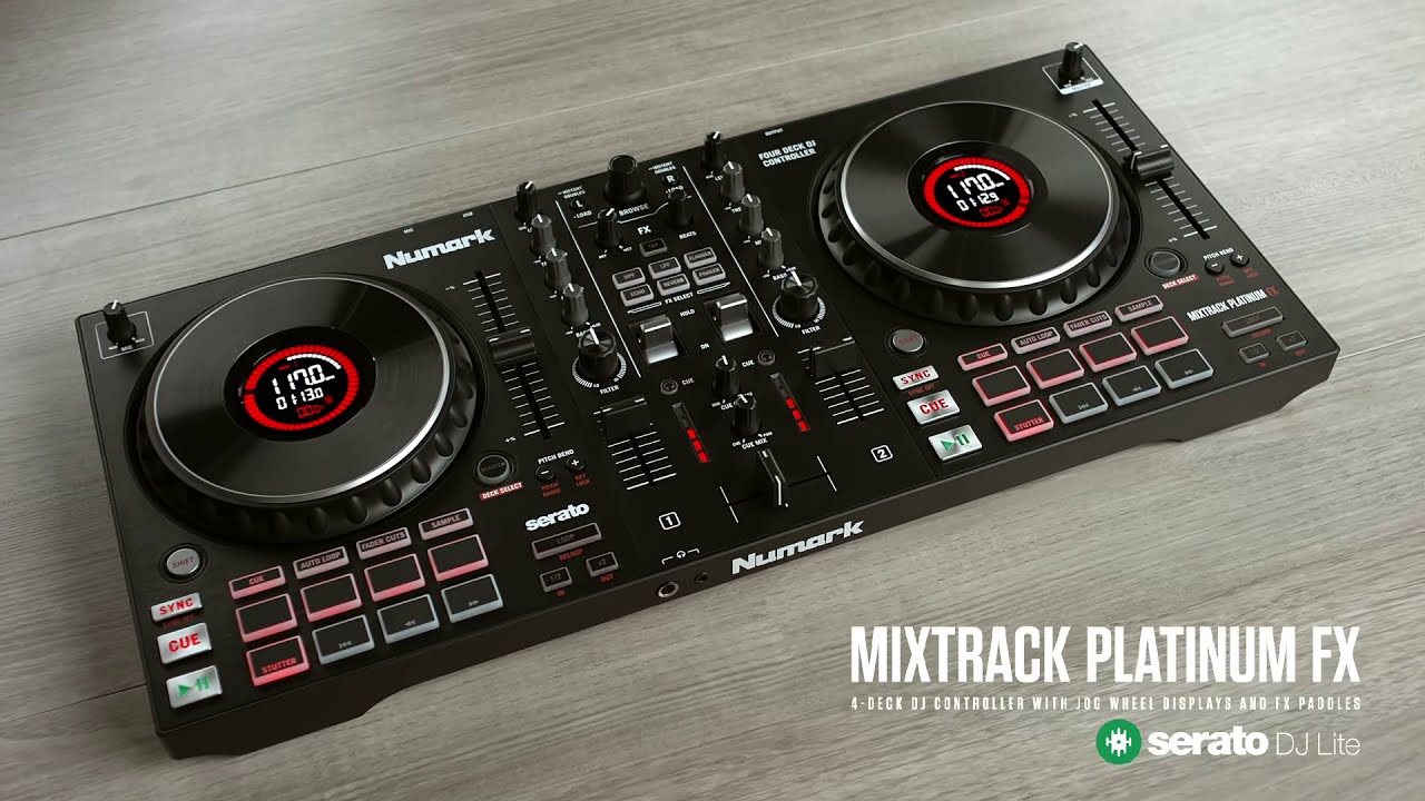 Numark Mixtrack Platinum FX 2-Channel DJ Controller | Guitar Center