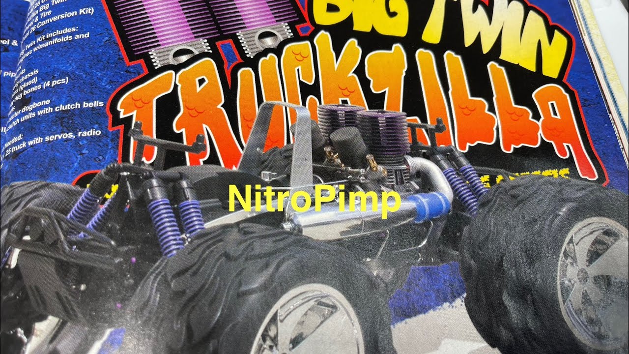 HPI Savage Hot Bodies Twin Truckzilla Nitro RC - YouTube