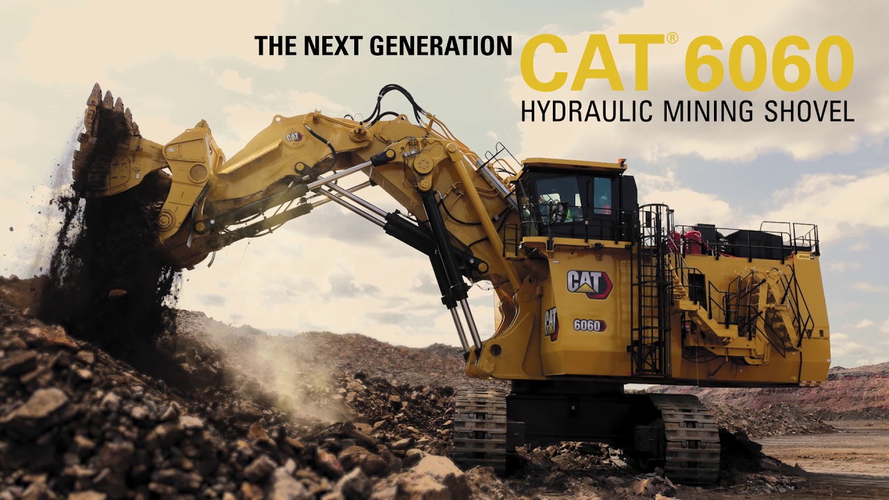 Cat® 6060 Hydraulic Mining Shovel Sneak Peek - YouTube