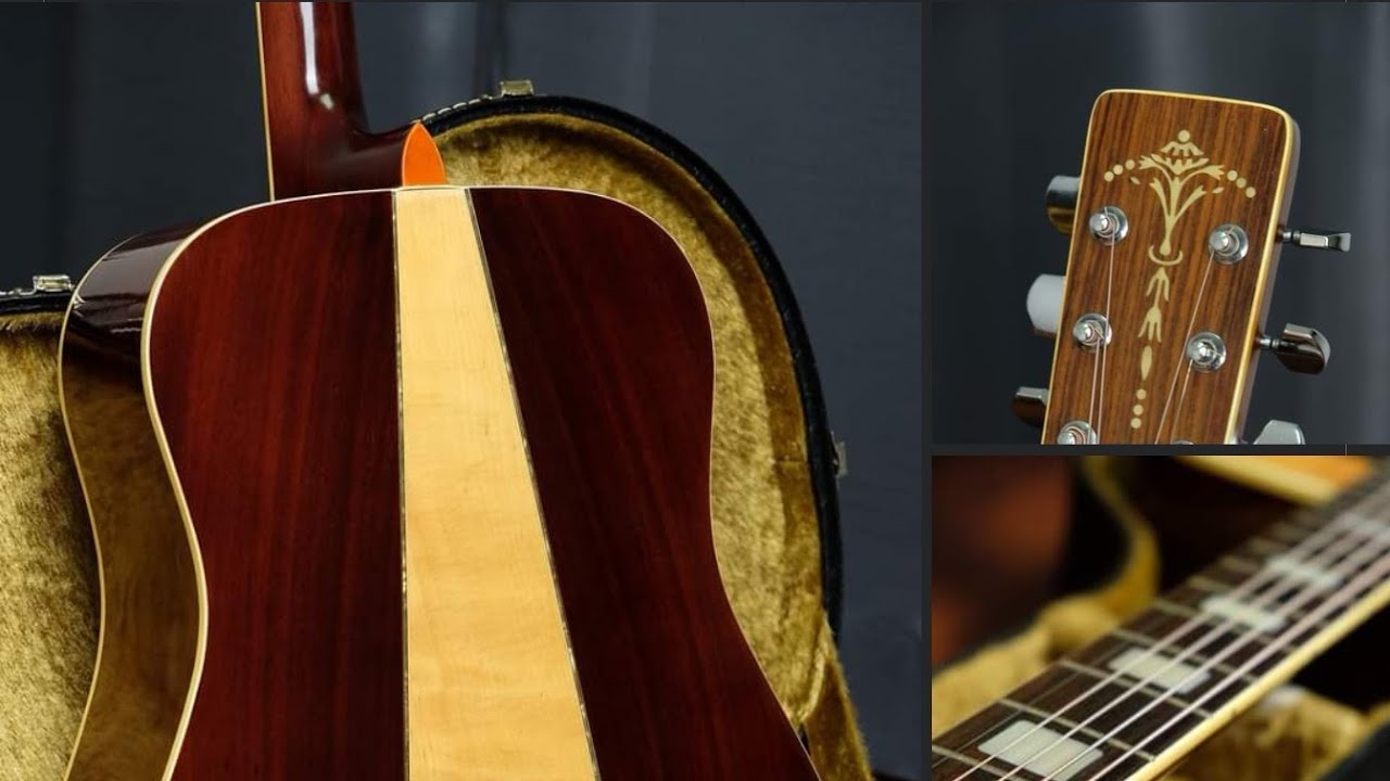 Kiso Suzuki GH-250 made in japan 1970s ไม้หลังสามชิ้น หัวน้ำพุ ดอท