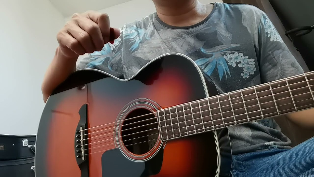 James JF-400 WBS Top Solid Spruce b/s mahogany OM model สีซันเบิรส