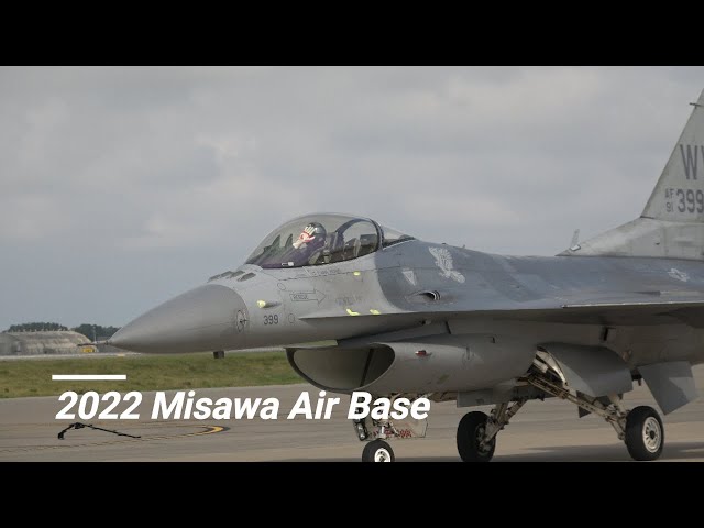 2022 三沢基地航空祭 PACAF F-16 Demo Team ウォークダウンエンジン