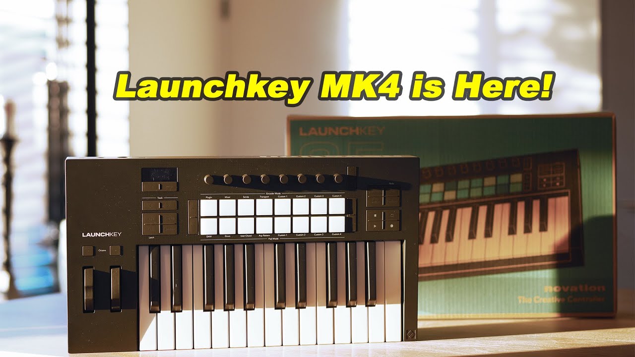 Novation Launchkey MK4 Unboxing (25 Keys) - YouTube