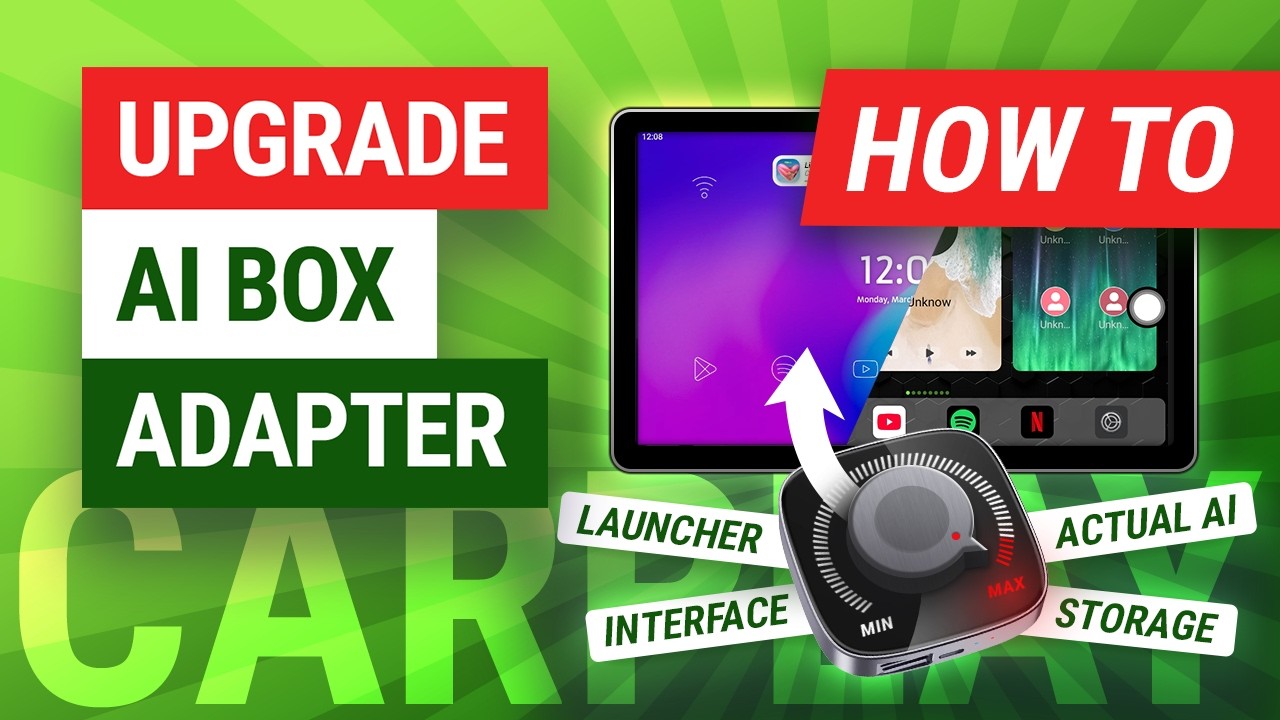 How to Upgrade your CarPlay AI Box - New Launcher, AI Assistant