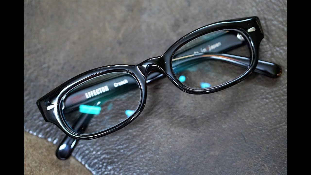 メガネ おすすめ ブランド ]エフェクター EFFECTOR Crunch DE - YouTube
