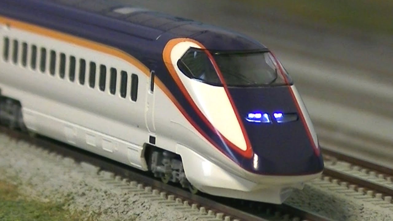 Nゲージ TOMIX E3 1000系 山形新幹線(つばさ・新塗装) - YouTube