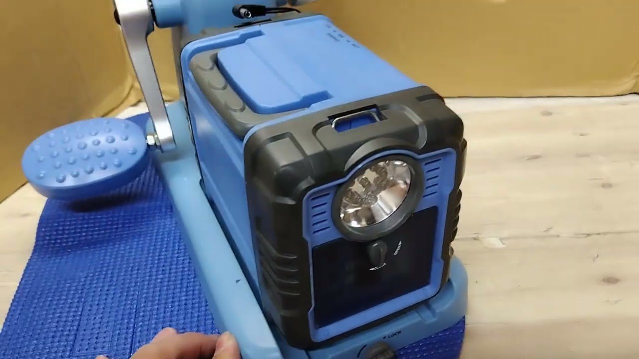 EnergizedbyYouまわしてチャージ充電丸ペダル式ポータブル発電機充電器