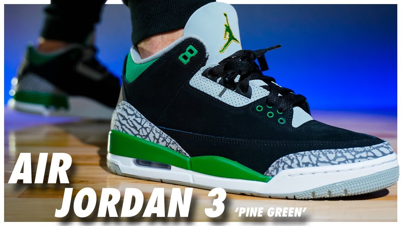 Air Jordan 3 Pine Green - YouTube