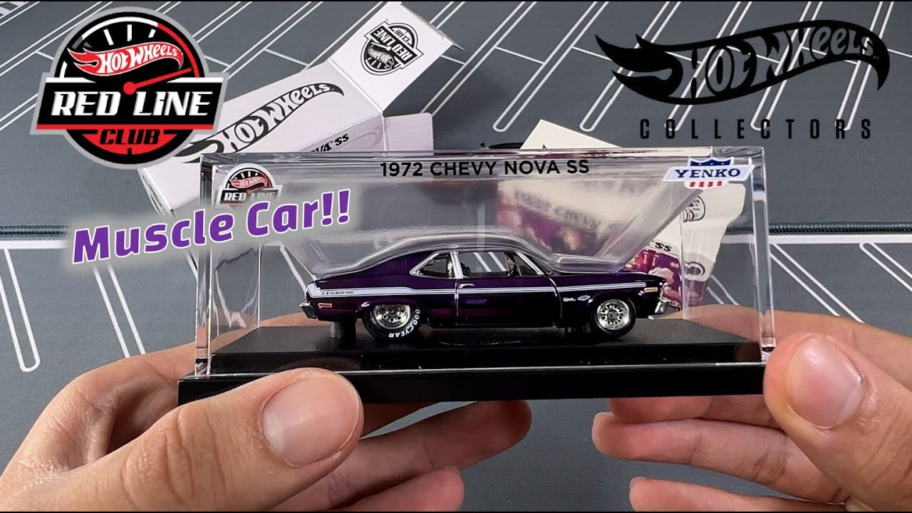 Hot Wheels RLC 1972 Chevy Nova SS - Muslce CAR MUST! #fyp