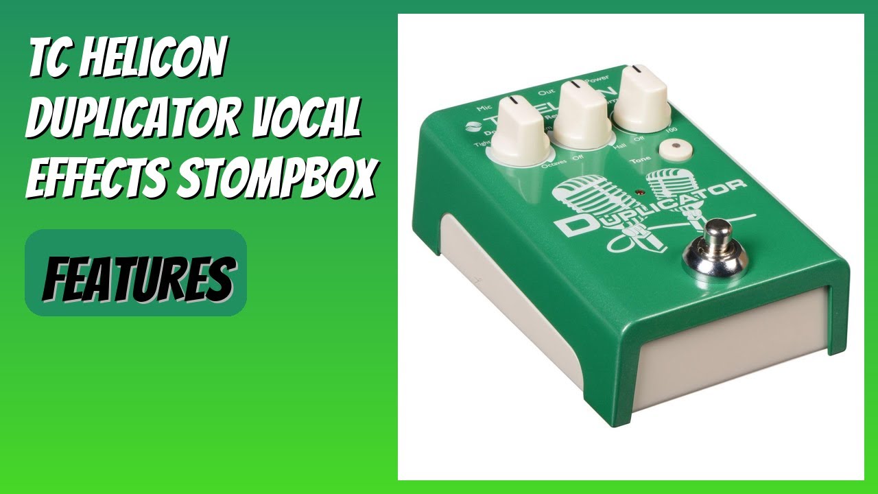 REVIEW (2026): TC Helicon DUPLICATOR Vocal Effects Stompbox