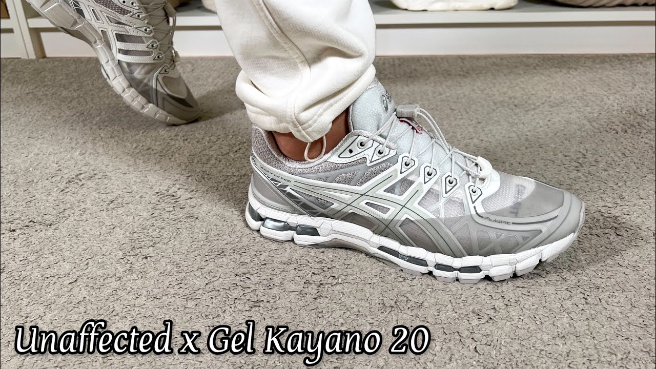 Unaffected x Gel Kayano 20 Review& On foot - YouTube
