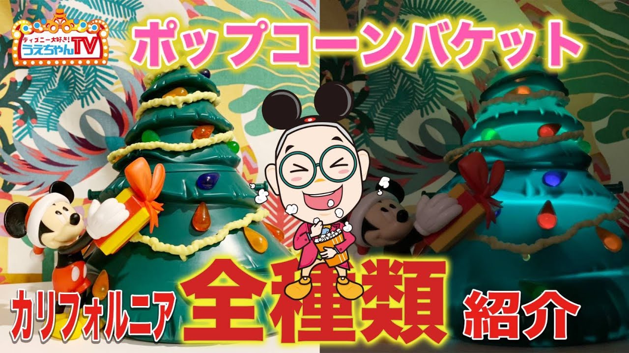 ディズニー】カリフォルニア限定！！ポップコーンバケット可愛すぎ