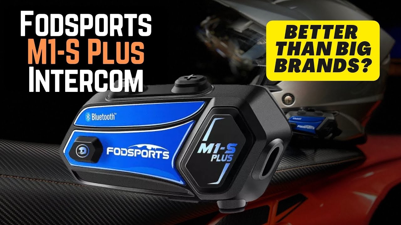 Helmet intercom review: Fodsports M1-S Plus - YouTube
